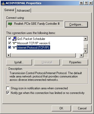 Configuracion Servidor Proxy Windows Vista