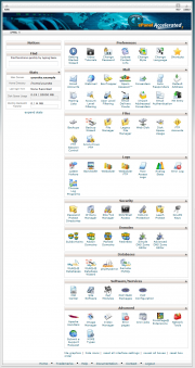 Cpanel Admin Page